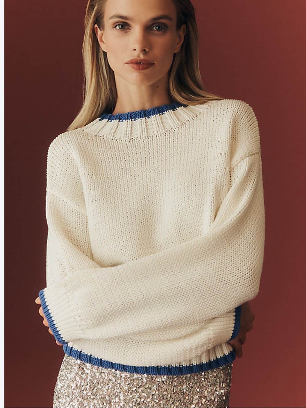 Nwt mock neck pullover sweater Maeve